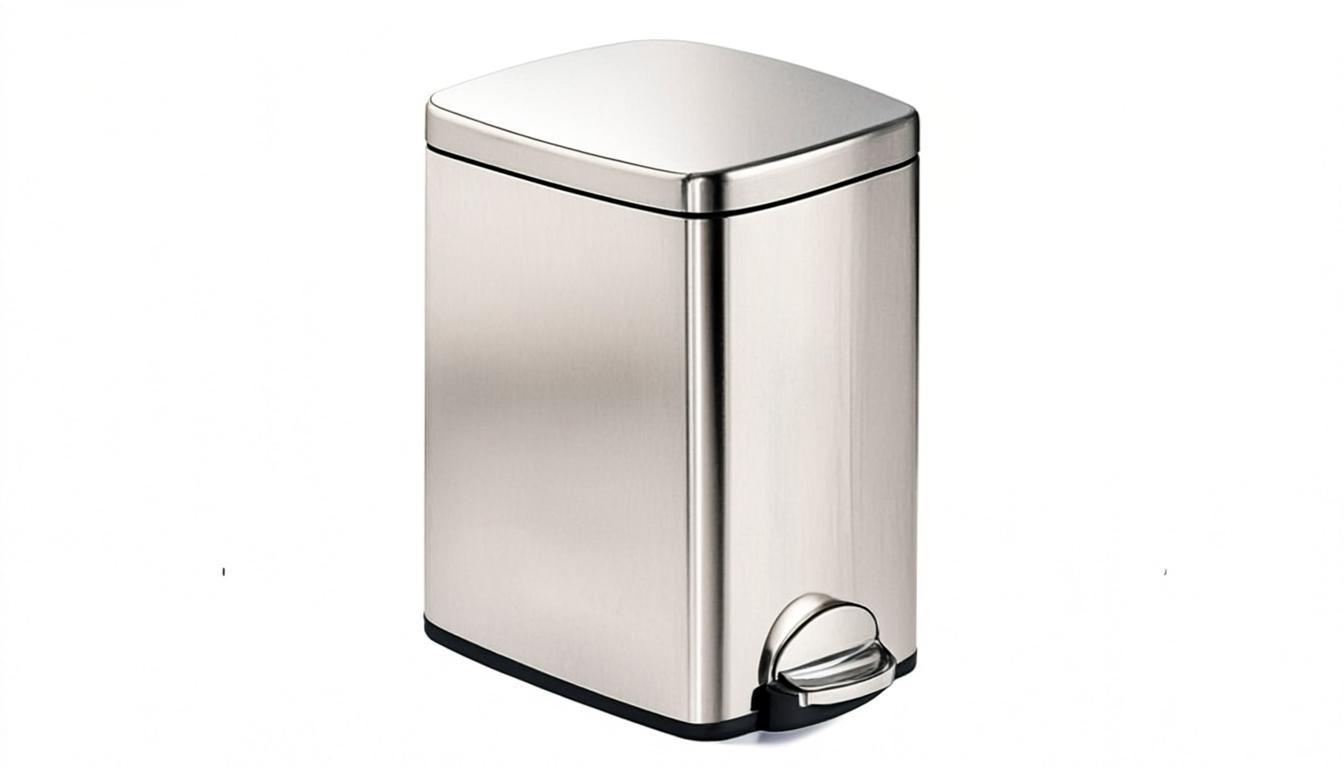 50L Stainless Steel Dustbin