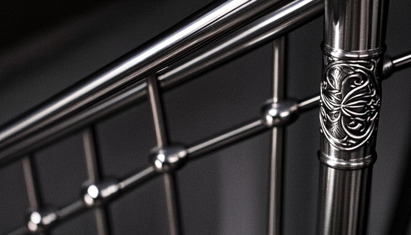 Ornamental railing baluster design detail
